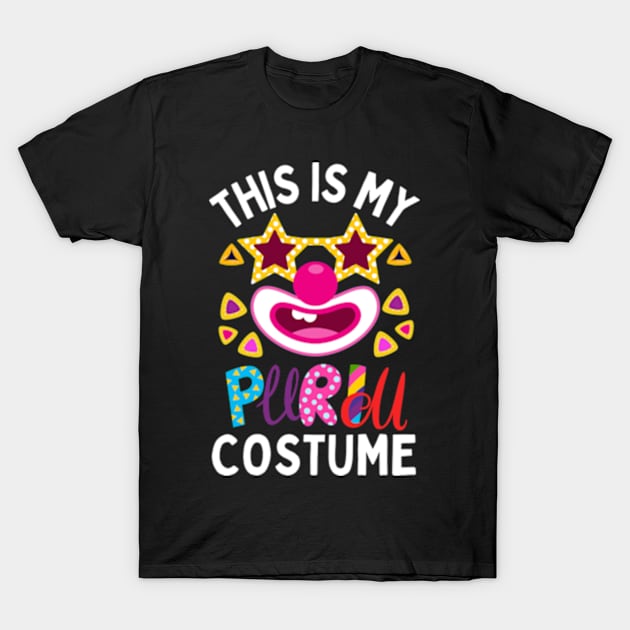 This Is My Purim Costume Jewish Funny Purim Hamantash T-Shirt by larfly